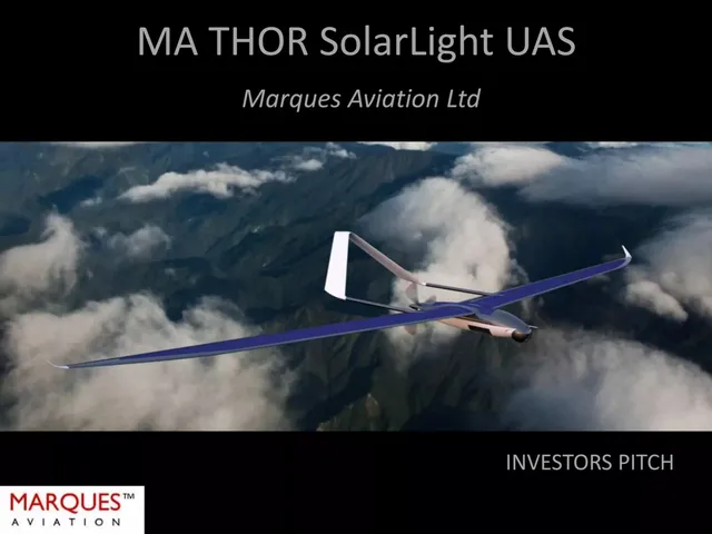 Marques Aviation Ltd pitch deck cover