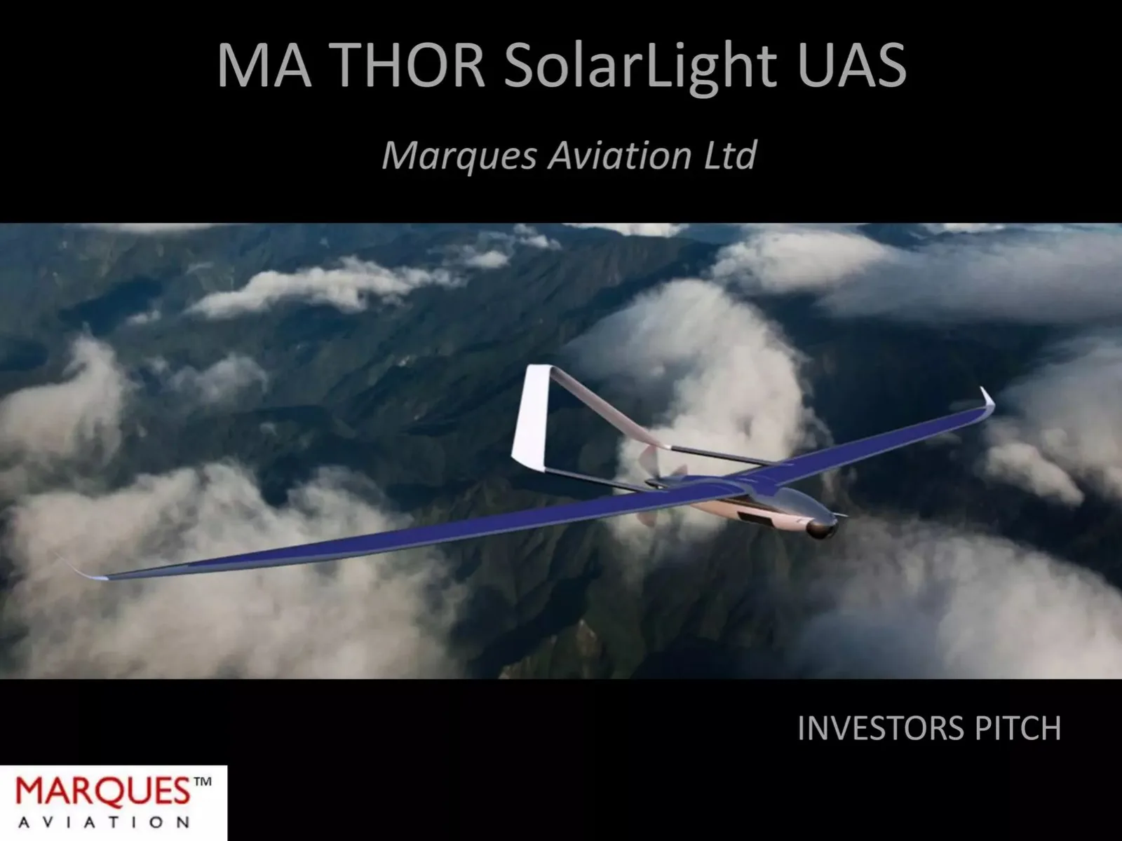 Marques Aviation Ltd pitch deck slide