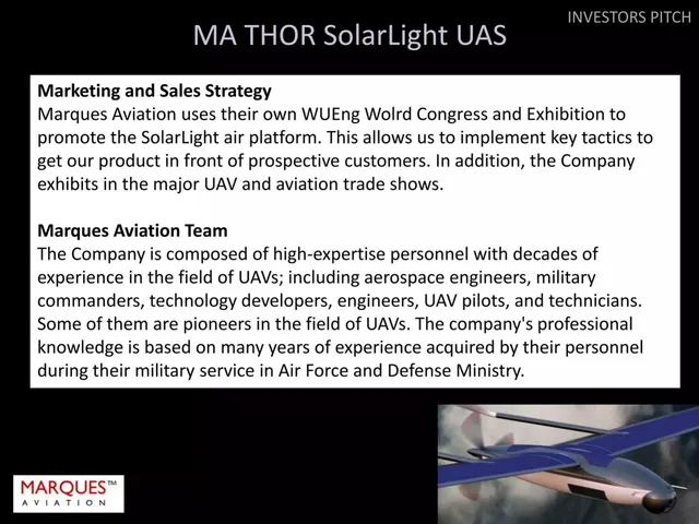 Go-to-market strategy slide 7 from Marques Aviation Ltd