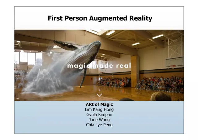 Magic Leap pitch deck cover