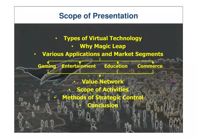 Agenda / contents slide 2 from Magic Leap