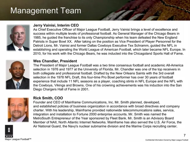 Team slide 7 from Major League Football (MLFB)