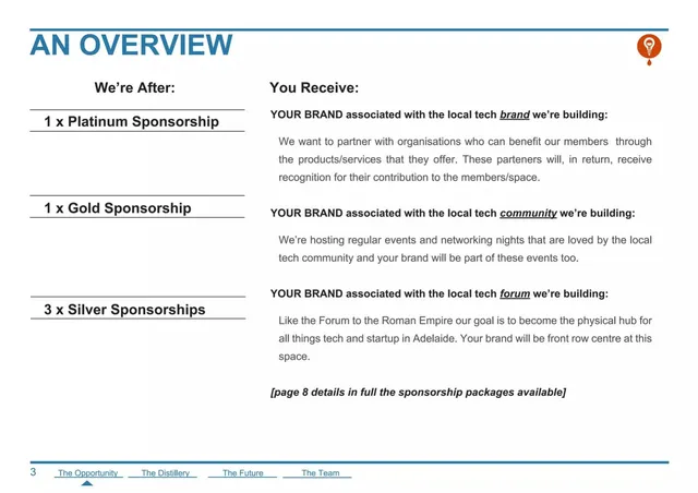 Business model / revenue streams slide 3 from Majoran Distillery