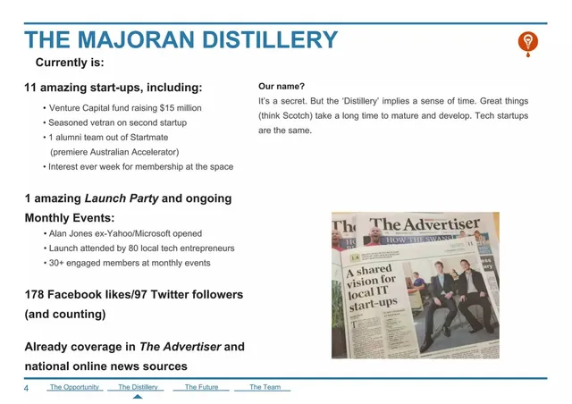 Traction slide 4 from Majoran Distillery