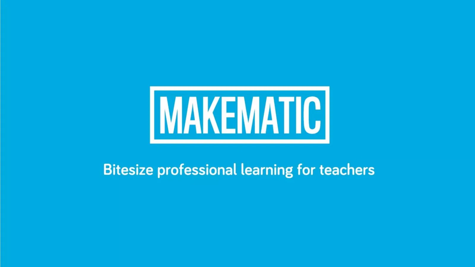Makematic pitch deck slide