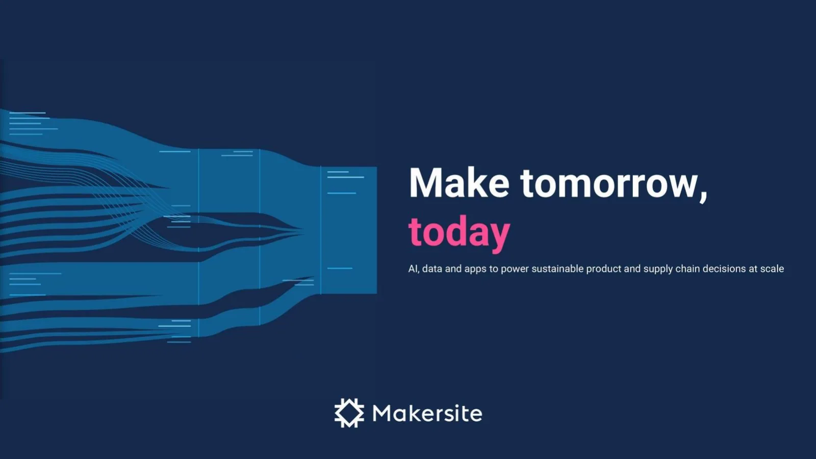Makersite pitch deck slide