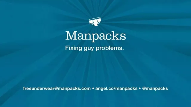 Manpacks pitch deck cover