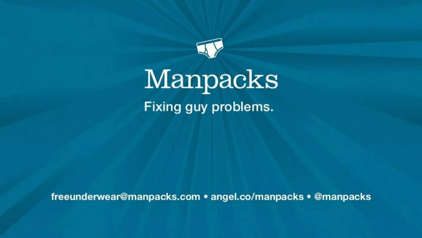 Manpacks pitch deck slide