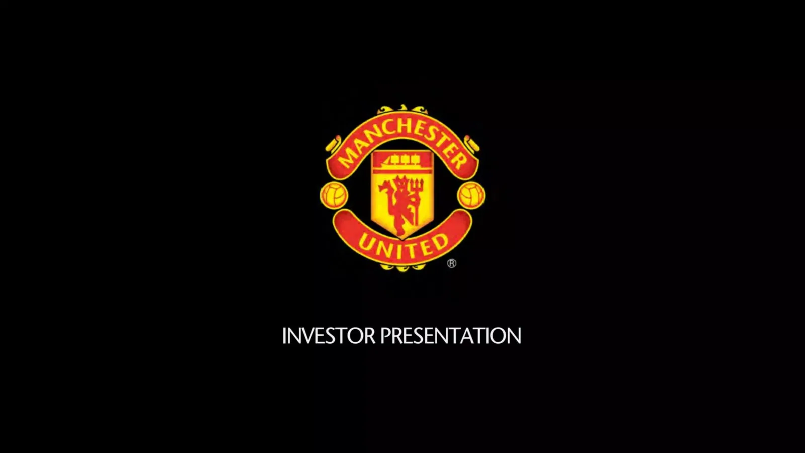 Manchester United (MANU) pitch deck slide