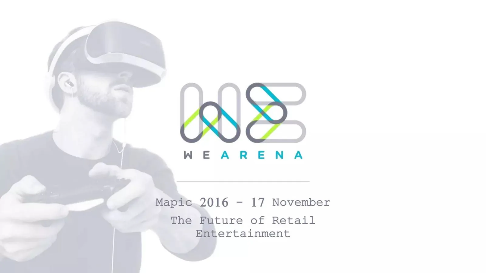 WeArena pitch deck slide
