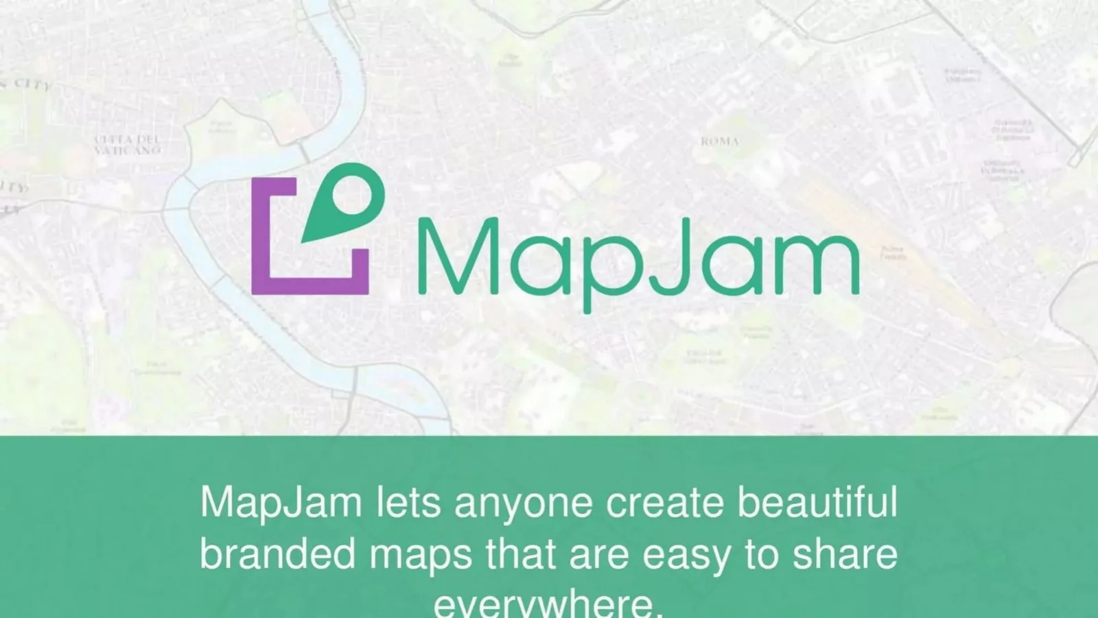 MapJam pitch deck slide