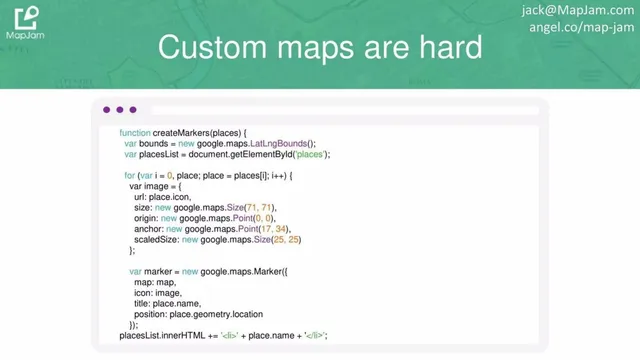 Technology slide 4 from MapJam