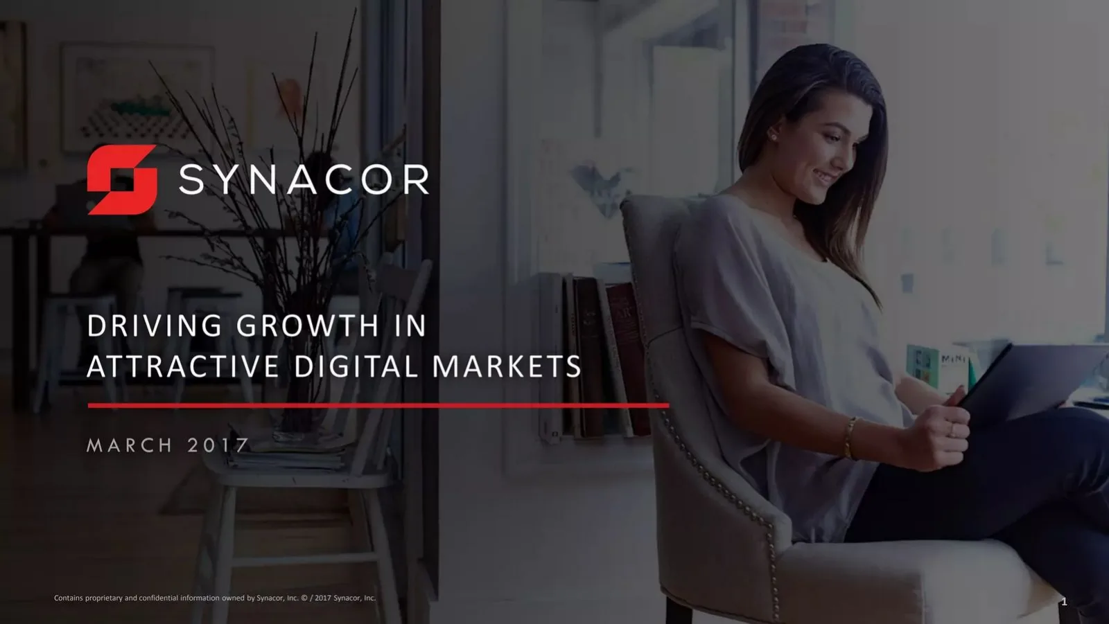 Synacor pitch deck slide