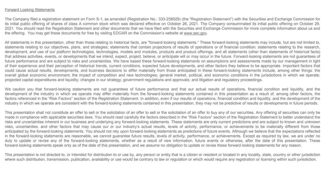 Disclaimer slide 2 from Marpai