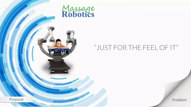 Massage Robotics pitch deck cover