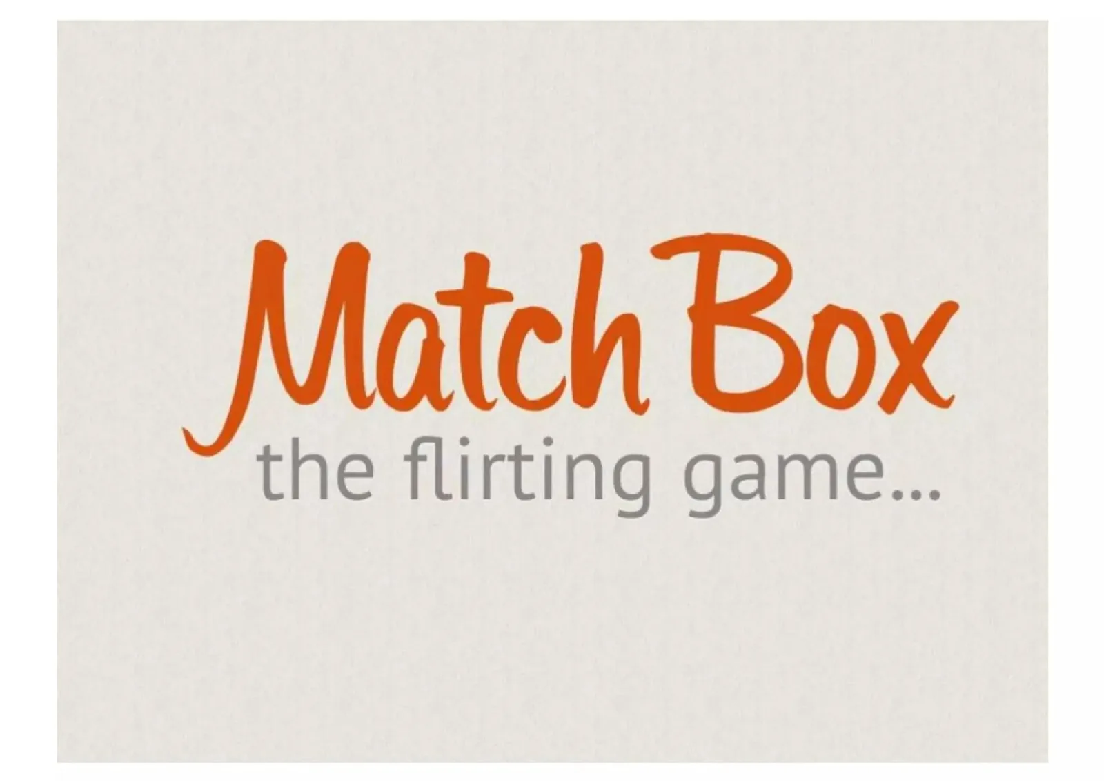 Match Box pitch deck slide