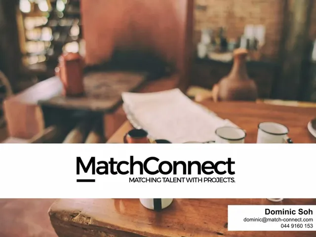 MatchConnect pitch deck cover