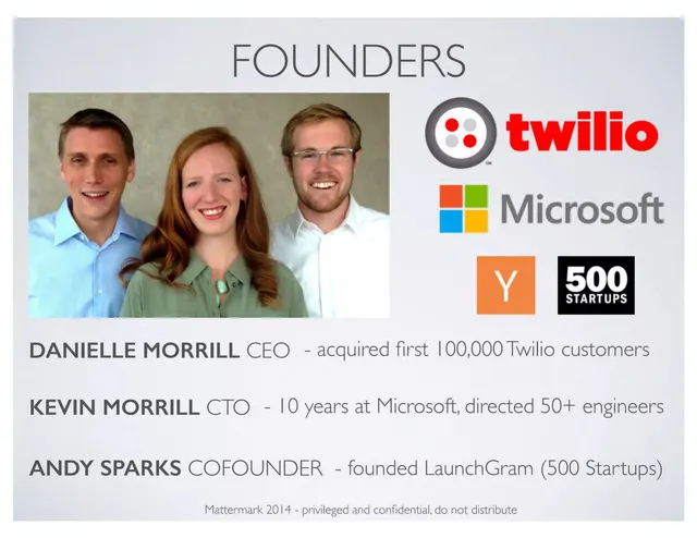Team slide 2 from Mattermark
