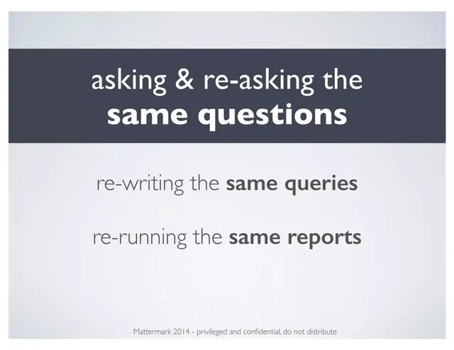 Problem slide 5 from Mattermark