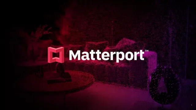 Matterport pitch deck cover