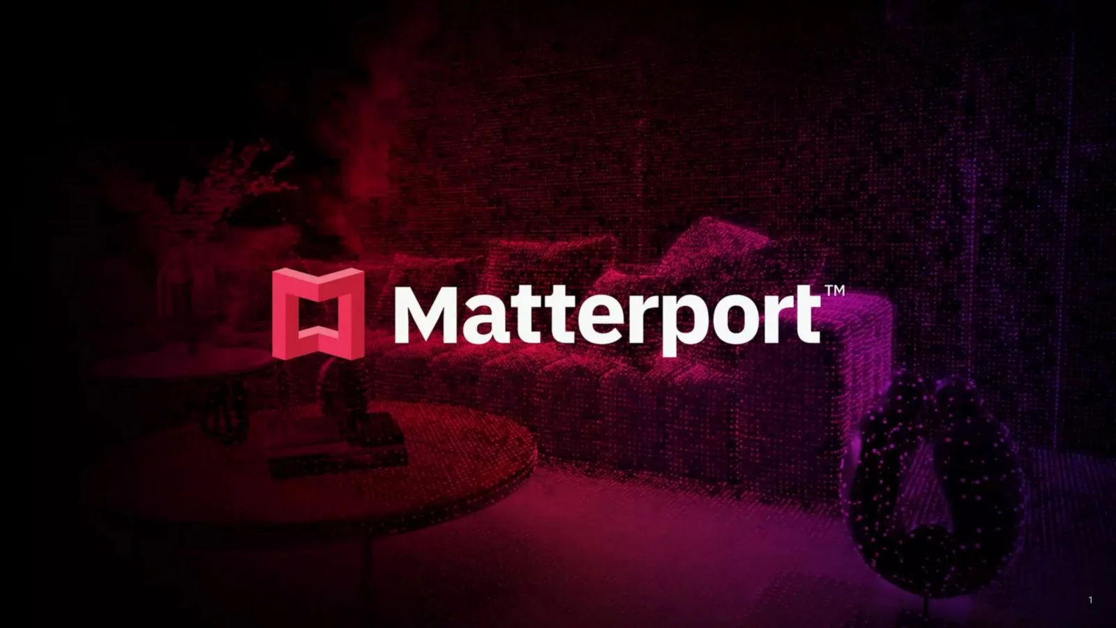 Matterport pitch deck slide
