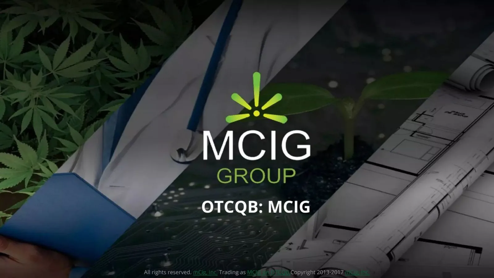 MCIG Group pitch deck slide