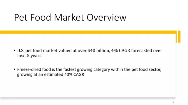 Market sizing / opportunity slide 6 from McLovin