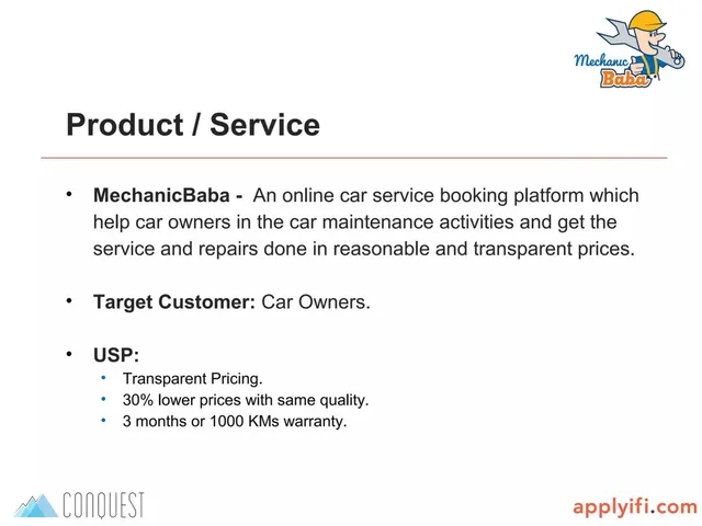 Product / solution slide 3 from MechanicBaba
