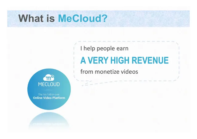 Product / solution slide 2 from MeCloud