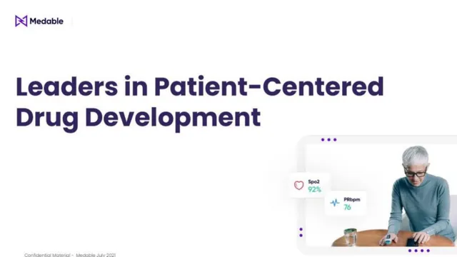 Medable pitch deck cover