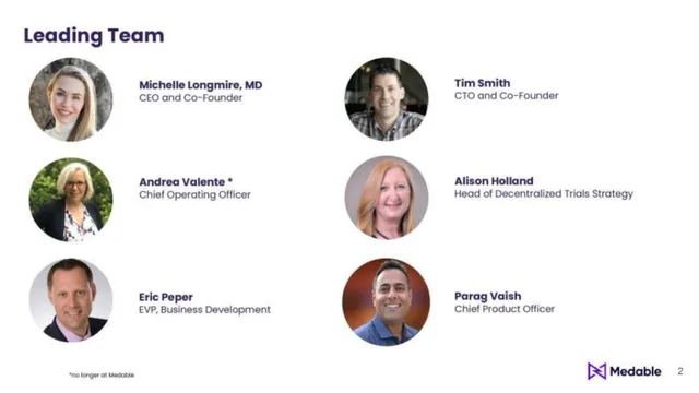 Team slide 2 from Medable