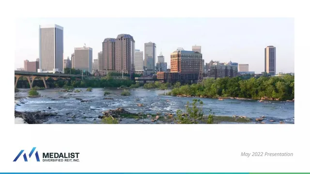 Medalist Diversified REIT, Inc. pitch deck cover