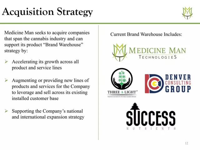 Go-to-market strategy slide 12 from Medicine Man Tech