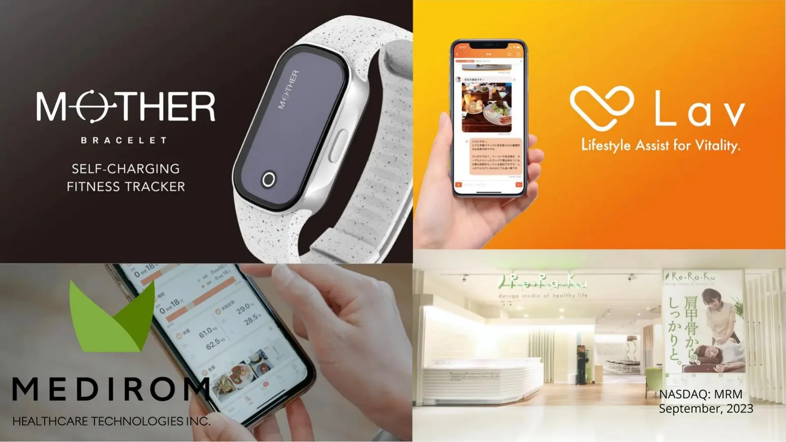 Medirom Healthcare Technologies Inc. pitch deck slide