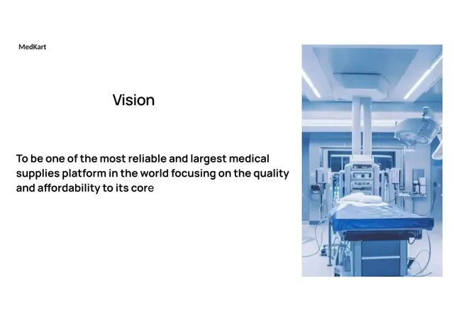 Vision slide 3 from MedKart Healthcare