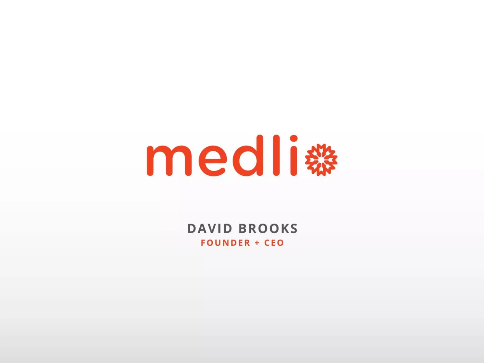 Medlio pitch deck slide