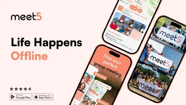 Meet5 pitch deck cover
