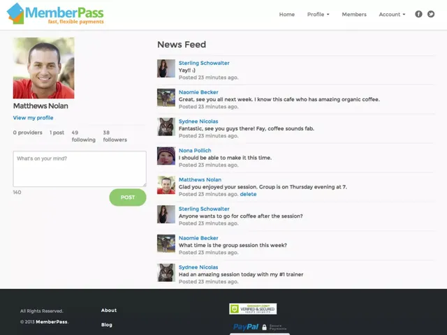 Reviews / testimonials / feedback slide 12 from MemberPass