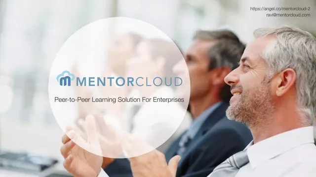 MentorCloud pitch deck cover