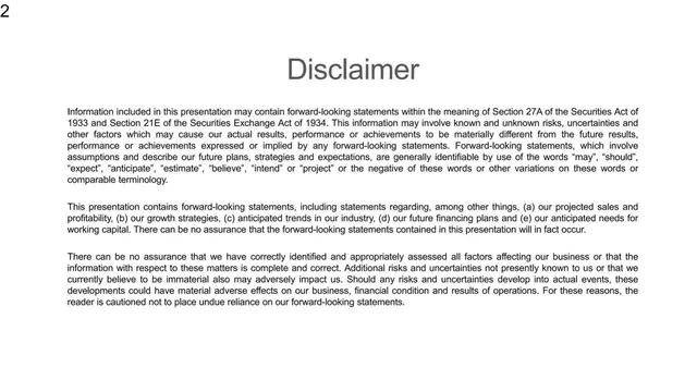 Disclaimer slide 2 from MeshWorks Media