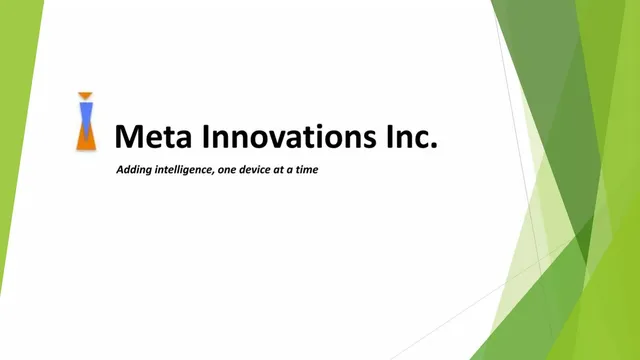 Meta Innovations Inc pitch deck cover