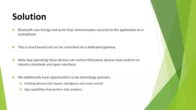 Product / solution slide 3 from Meta Innovations Inc
