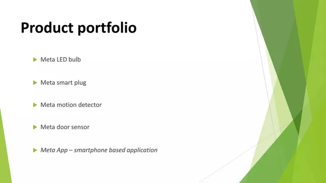 Product / solution slide 4 from Meta Innovations Inc