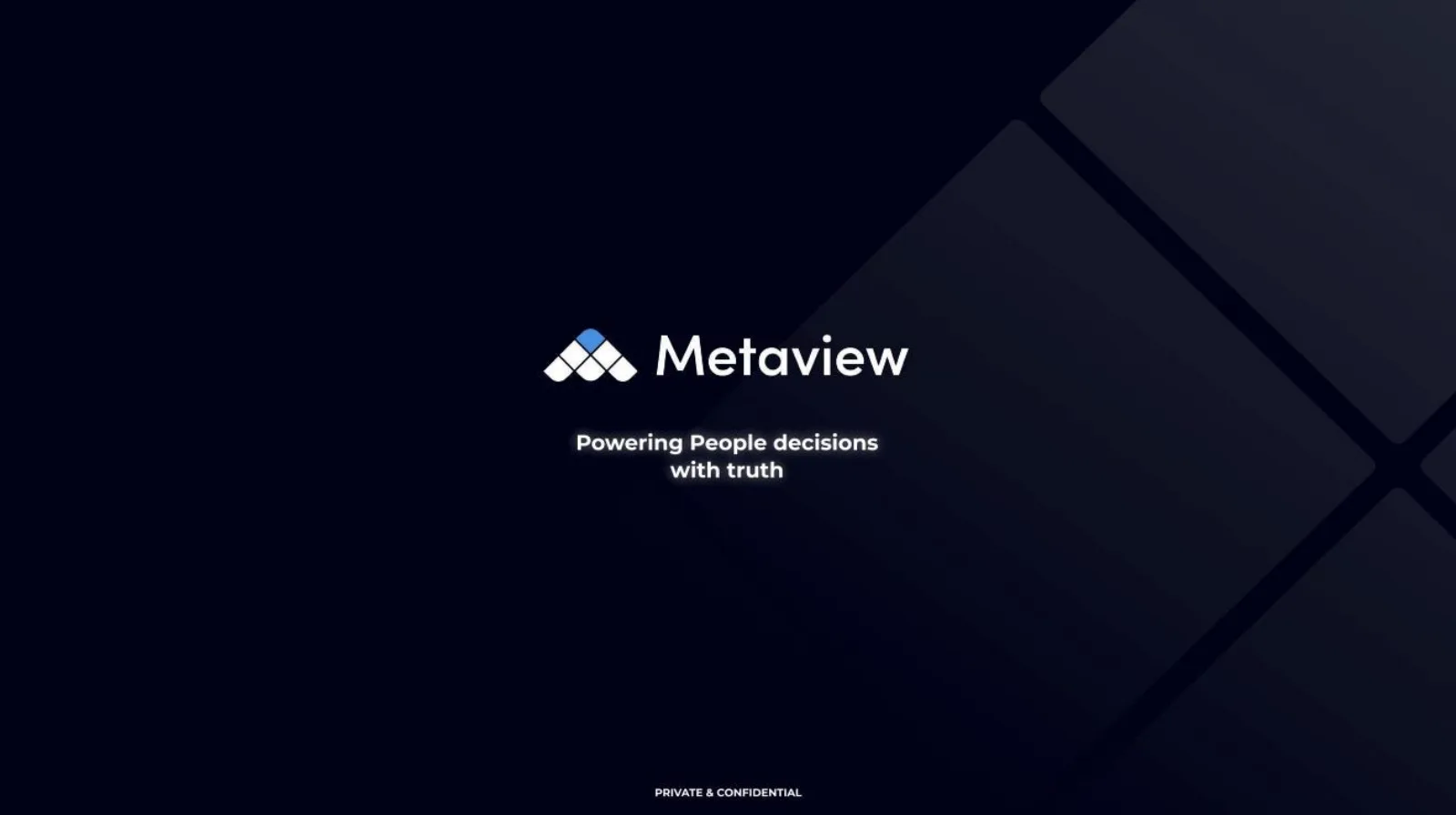 Metaview pitch deck slide