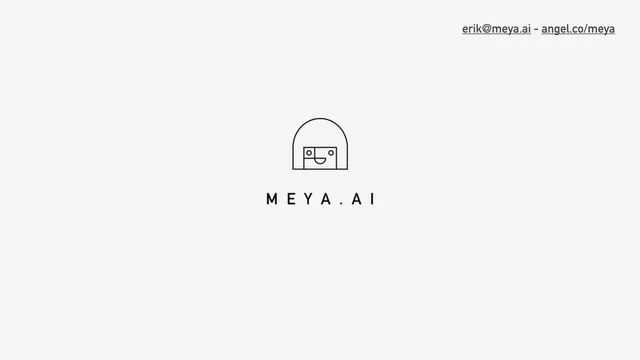 Meya pitch deck cover