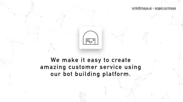 Product / solution slide 4 from Meya