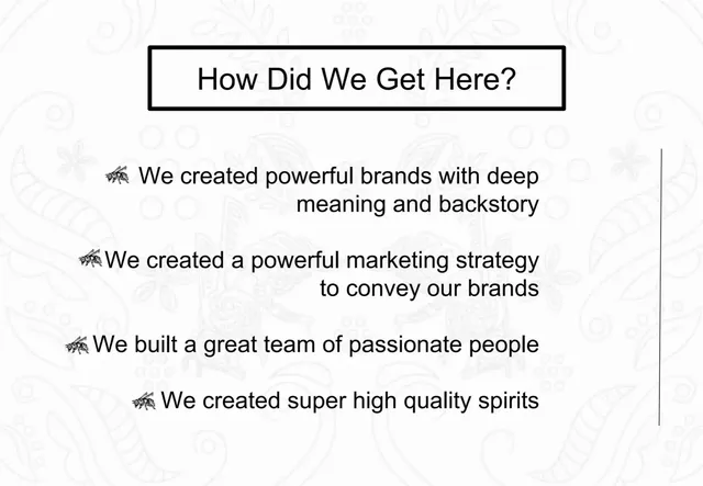 Company overview slide 10 from Miel de Tierra