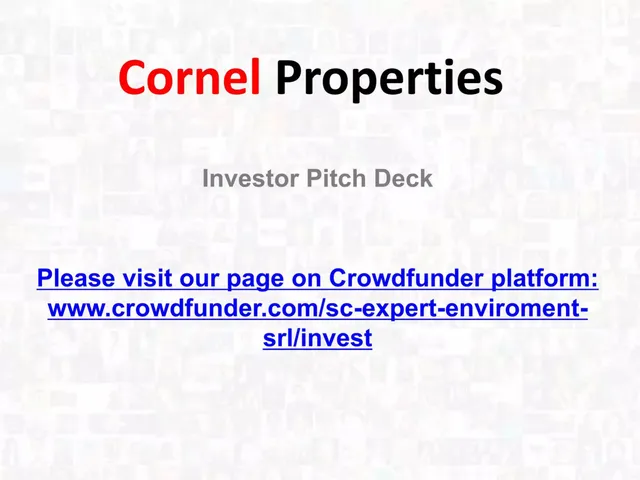 Cornel Properties pitch deck cover