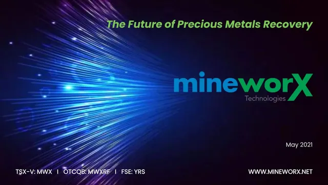 Mineworx pitch deck cover