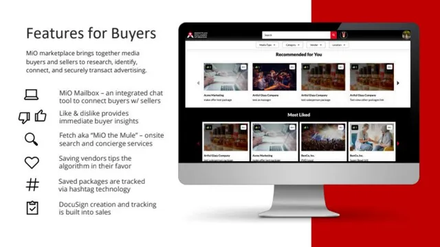 Product / solution slide 9 from MiO Marketplace